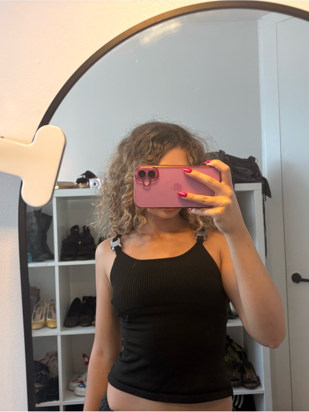 1017 Alyx 9sm Black Tank with Buckle Strap